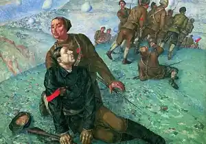 Death of a Commissar Petrov Vodkin.jpg