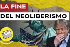 Statua della Liberta che affonda. Donald Trump in primo piano 360x180.jpg