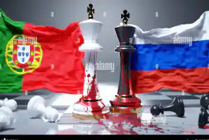 guerra conflitto e crisi in portogallo e russia le bandiere nazionali i re degli