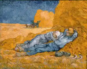 Vincent Van Gogh Riposo dal lavoro 1889 Musee dOrsay Parigi.jpeg